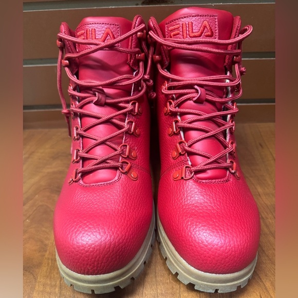 Fila Red Hiking Boots - Picture 8 of 11